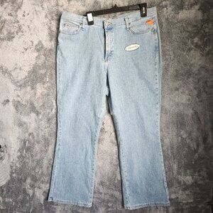 Lee Jeans Women's Size 18 Short Relaxed Bootcut At The Waist Women’s Blue Denim